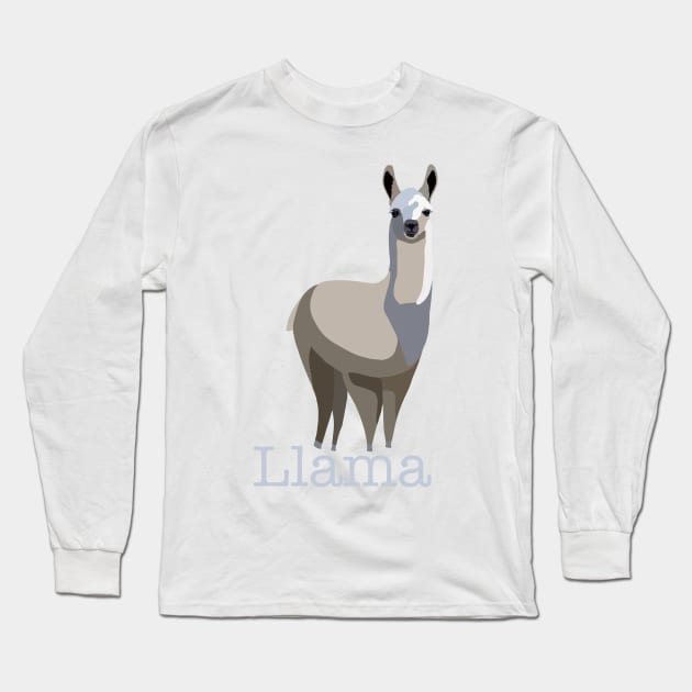 Llama Long Sleeve T-Shirt by smoochugs